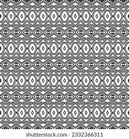 Textura elegante con figuras de líneas. patrón blanco y negro para página web, texturas, tarjeta, afiche, tela, textil. Diseño repetitivo gráfico monocromo.