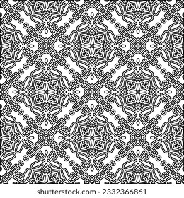 Textura elegante con figuras de líneas. patrón blanco y negro para página web, texturas, tarjeta, afiche, tela, textil. Diseño repetitivo gráfico monocromo.