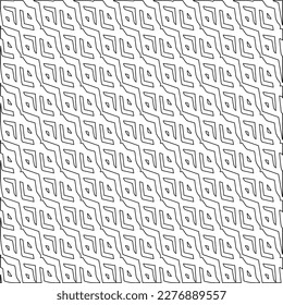 Stylish texture with figures from lines.
diagonal pattern. Repeat decorative design.Abstract texture for textile, fabric, wallpaper, wrapping paper.Black and white geometric wallpaper. 