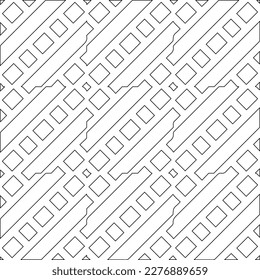 Stylish texture with figures from lines.
diagonal pattern. Repeat decorative design.Abstract texture for textile, fabric, wallpaper, wrapping paper.Black and white geometric wallpaper. 