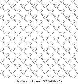 Stylish texture with figures from lines.
diagonal pattern. Repeat decorative design.Abstract texture for textile, fabric, wallpaper, wrapping paper.Black and white geometric wallpaper. 