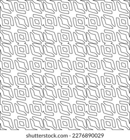 Stylish texture with figures from lines.
diagonal pattern. Repeat decorative design.Abstract texture for textile, fabric, wallpaper, wrapping paper.Black and white geometric wallpaper. 