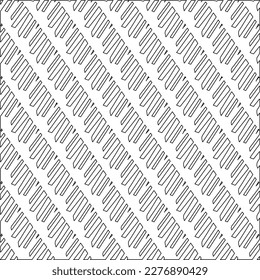 Stylish texture with figures from lines.
diagonal pattern. Repeat decorative design.Abstract texture for textile, fabric, wallpaper, wrapping paper.Black and white geometric wallpaper. 