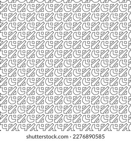Stylish texture with figures from lines.
diagonal pattern. Repeat decorative design.Abstract texture for textile, fabric, wallpaper, wrapping paper.Black and white geometric wallpaper. 
