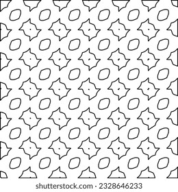 Stylish texture with figures from lines. Diagonal pattern.Abstract texture for textile, fabric, wallpaper, wrapping paper.Black and white geometric wallpaper.