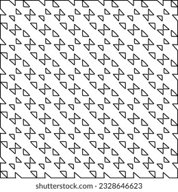 Stylish texture with figures from lines. Diagonal pattern.Abstract texture for textile, fabric, wallpaper, wrapping paper.Black and white geometric wallpaper.