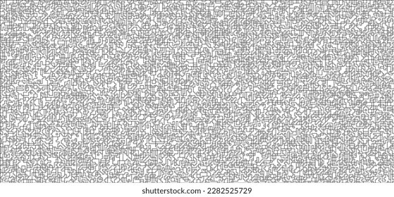 Stylish texture with figures from lines .Geometric lines art. Black and white pattern. Abstract background for web page, textures, card, poster, fabric, textile.