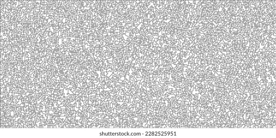 Stylish texture with figures from lines .Geometric lines art. Black and white pattern. Abstract background for web page, textures, card, poster, fabric, textile.