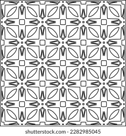 Stylish texture with figures from lines .Geometric lines art. Black and white pattern. Abstract background for web page, textures, card, poster, fabric, textile.