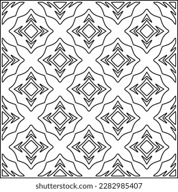 Stylish texture with figures from lines .Geometric lines art. Black and white pattern. Abstract background for web page, textures, card, poster, fabric, textile.