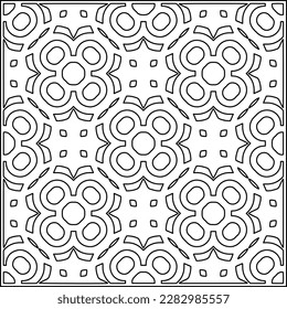 Stilvolle Textur mit Figuren aus den Linien .Geometrische Linien Kunst. Schwarz-Weiß-Muster. Abstrakter Hintergrund für Webseiten, Texturen, Karten, Poster, Stoff, Textilien.
