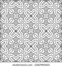 Stylish texture with figures from lines .Geometric lines art. Black and white pattern. Abstract background for web page, textures, card, poster, fabric, textile.