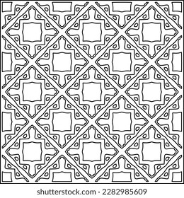 Stylish texture with figures from lines .Geometric lines art. Black and white pattern. Abstract background for web page, textures, card, poster, fabric, textile.