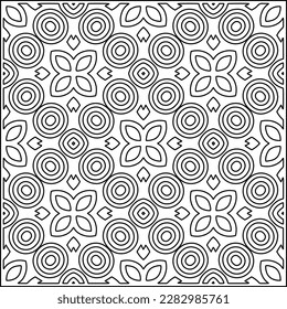 Stylish texture with figures from lines .Geometric lines art. Black and white pattern. Abstract background for web page, textures, card, poster, fabric, textile.