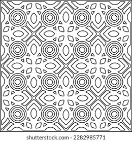 Stylish texture with figures from lines .Geometric lines art. Black and white pattern. Abstract background for web page, textures, card, poster, fabric, textile.