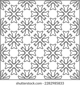 Stylish texture with figures from lines .Geometric lines art. Black and white pattern. Abstract background for web page, textures, card, poster, fabric, textile.