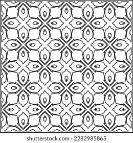 Stylish texture with figures from lines .Geometric lines art. Black and white pattern. Abstract background for web page, textures, card, poster, fabric, textile.