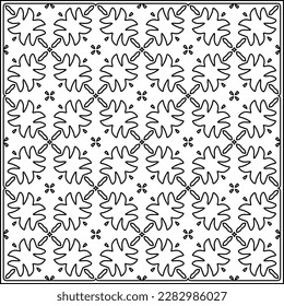 Stylish texture with figures from lines .Geometric lines art. Black and white pattern. Abstract background for web page, textures, card, poster, fabric, textile.