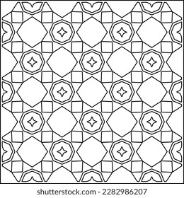 Stylish texture with figures from lines .Geometric lines art. Black and white pattern. Abstract background for web page, textures, card, poster, fabric, textile.