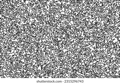  Stylish texture with figures from lines. Line art. Black and white pattern. Abstract background for web page, textures, card, poster, fabric, textile.