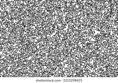  Stylish texture with figures from lines. Line art. Black and white pattern. Abstract background for web page, textures, card, poster, fabric, textile.