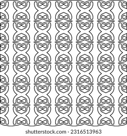 Textura elegante con figuras de líneas. Arte de línea. Patrón blanco y negro. Resumen de fondo para página web, texturas, tarjeta, afiche, tela, textil.