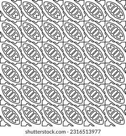 Stylish texture with figures from lines. Line art. Black and white pattern. Abstract background for web page, textures, card, poster, fabric, textile.