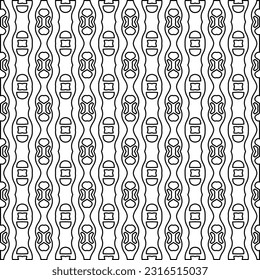 Textura elegante con figuras de líneas. Arte de línea. Patrón blanco y negro. Resumen de fondo para página web, texturas, tarjeta, afiche, tela, textil.