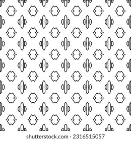 
 Stylish texture with figures from lines. Line art. Black and white pattern. Abstract background for web page, textures, card, poster, fabric, textile