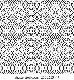 Textura elegante con figuras de líneas. Arte de línea. Patrón blanco y negro. Resumen de fondo para página web, texturas, tarjeta, afiche, tela, textil.