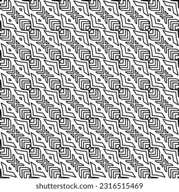 Textura elegante con figuras de líneas. Arte de línea. Patrón blanco y negro. Resumen de fondo para página web, texturas, tarjeta, afiche, tela, textil.