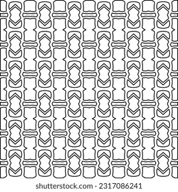 Textura elegante con figuras de líneas. Arte de línea. Patrón blanco y negro. Resumen de fondo para página web, texturas, tarjeta, afiche, tela, textil.