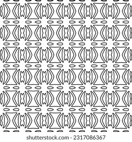 Textura elegante con figuras de líneas. Arte de línea. Patrón blanco y negro. Resumen de fondo para página web, texturas, tarjeta, afiche, tela, textil.