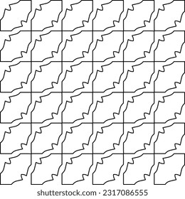 Textura elegante con figuras de líneas. Arte de línea. Patrón blanco y negro. Resumen de fondo para página web, texturas, tarjeta, afiche, tela, textil.