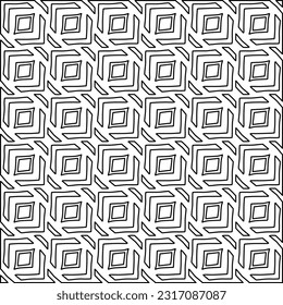 Textura elegante con figuras de líneas. Arte de línea. Patrón blanco y negro. Resumen de fondo para página web, texturas, tarjeta, afiche, tela, textil.