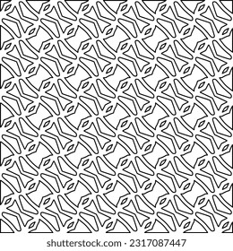 Textura elegante con figuras de líneas. Arte de línea. Patrón blanco y negro. Resumen de fondo para página web, texturas, tarjeta, afiche, tela, textil.