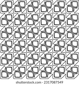 Textura elegante con figuras de líneas. Arte de línea. Patrón blanco y negro. Resumen de fondo para página web, texturas, tarjeta, afiche, tela, textil.