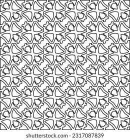 Textura elegante con figuras de líneas. Arte de línea. Patrón blanco y negro. Resumen de fondo para página web, texturas, tarjeta, afiche, tela, textil.