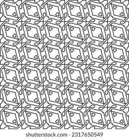 Textura elegante con figuras de líneas. Arte de línea. Patrón blanco y negro. Resumen de fondo para página web, texturas, tarjeta, afiche, tela, textil.