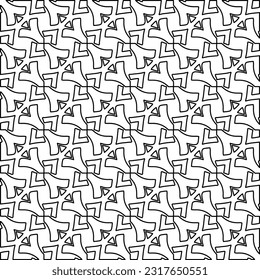 Textura elegante con figuras de líneas. Arte de línea. Patrón blanco y negro. Resumen de fondo para página web, texturas, tarjeta, afiche, tela, textil.