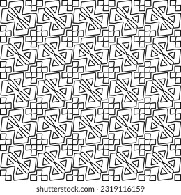  Textura elegante con figuras de líneas. Arte de línea. Patrón blanco y negro. Resumen de fondo para página web, texturas, tarjeta, afiche, tela, textil. 