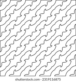  Textura elegante con figuras de líneas. Arte de línea. Patrón blanco y negro. Resumen de fondo para página web, texturas, tarjeta, afiche, tela, textil. 