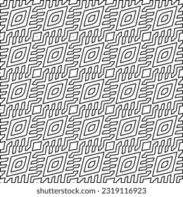 Textura elegante con figuras de líneas. Arte de línea. Patrón blanco y negro. Resumen de fondo para página web, texturas, tarjeta, afiche, tela, textil. 