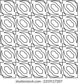 Textura elegante con figuras de líneas. Arte de línea. Patrón blanco y negro. Resumen de fondo para página web, texturas, tarjeta, afiche, tela, textil. 