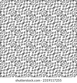  Textura elegante con figuras de líneas. Arte de línea. Patrón blanco y negro. Resumen de fondo para página web, texturas, tarjeta, afiche, tela, textil. 