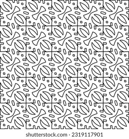 Textura elegante con figuras de líneas. Arte de línea. Patrón blanco y negro. Resumen de fondo para página web, texturas, tarjeta, afiche, tela, textil. 