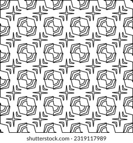 Textura elegante con figuras de líneas. Arte de línea. Patrón blanco y negro. Resumen de fondo para página web, texturas, tarjeta, afiche, tela, textil. 