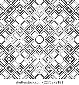 Textura elegante con figuras de líneas.Patrón geométrico en blanco y negro para páginas web, texturas, tarjetas, afiches, tela, textil. Diseño repetitivo gráfico monocromo.