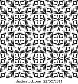 Textura elegante con figuras de líneas.Patrón geométrico en blanco y negro para páginas web, texturas, tarjetas, afiches, tela, textil. Diseño repetitivo gráfico monocromo.