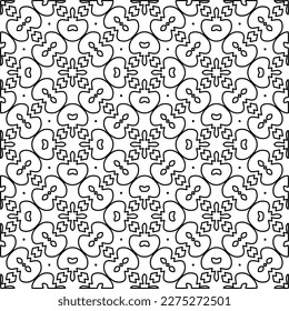 Textura elegante con figuras de líneas.Patrón geométrico en blanco y negro para páginas web, texturas, tarjetas, afiches, tela, textil. Diseño repetitivo gráfico monocromo.